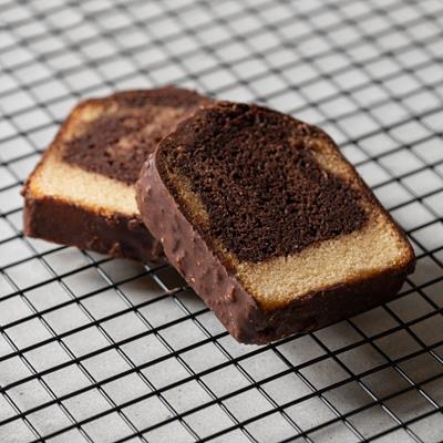 Cake marbré chocolat - Photo 1