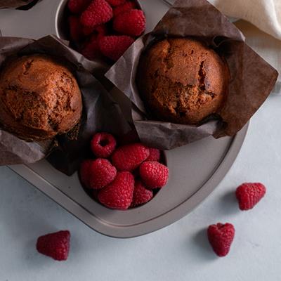 Muffin aux framboises - Photo 1