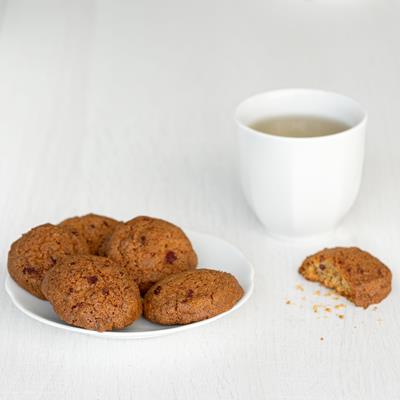 Mini cookies aux cranberries et  chocolat blanc 100Gr - Photo 1