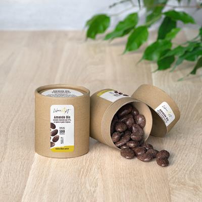 Amandes chocolat noir 100Gr