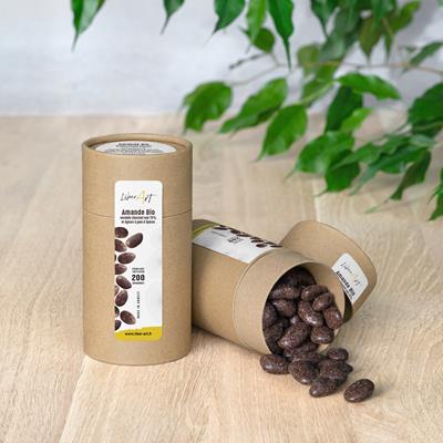 Amandes chocolat noir 200Gr - Photo 1